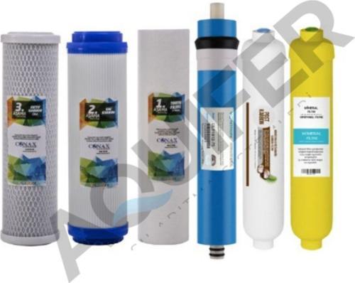 Açık Kasa 6 Aşama Filtre Seti + Postkarbon Filtre + Alkalin Filtre