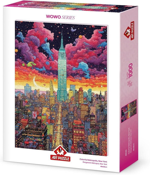 Rengarenk Metropol, New York 1000 Parça Puzzle