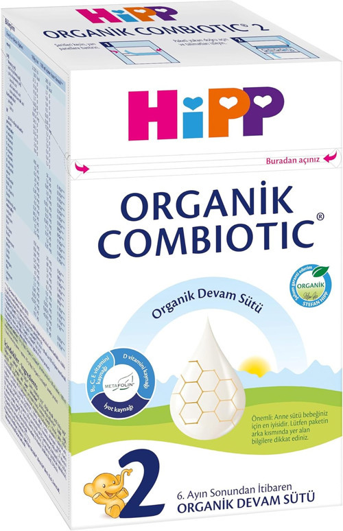 HiPP 2 Organik Combiotic Devam Sütü 600 gr
