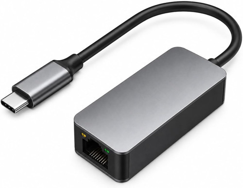Type - C To Ethernet Çevirici 1 1000 1 Gigabit Tip C Ethernet Ağ Lan ve Type C Çıkışlı Dizüs