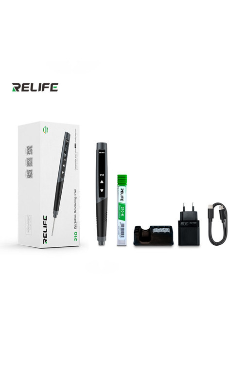 RELIFE 210 60W taşınabilir havya ile C210-k İpuçları hızlı ısıtma