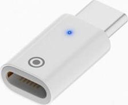 Apple Pencil Kalem Şarj Adaptörü, Type C To Lightning Çevirici Dönüştürücü, Gösterge Işıklı