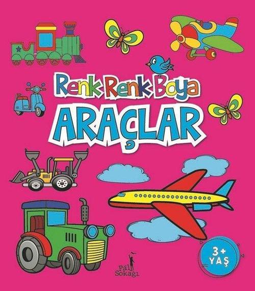 Boyama Kitabı Araçlar Renk Renk Boya