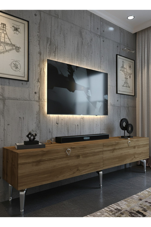 KARNAVAL TV SEHPASI 180 CM - CEVİZ - SA2-1003-2