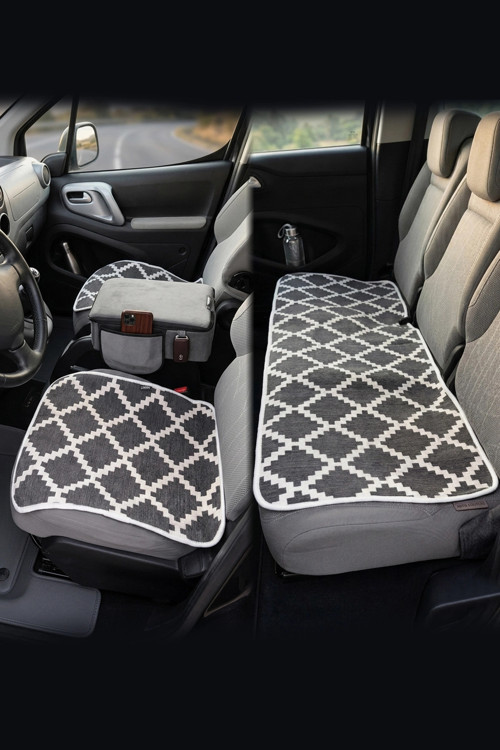 Oto Koltuk Kilim Minder Terletmez Çift Taraflı 3 Parça Tüm Araçlara Uyumlu