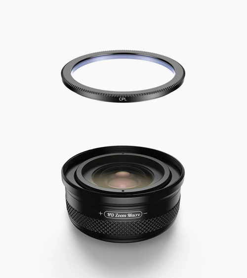 10x-20x Ayarlanabilir Zoom Macro Lens