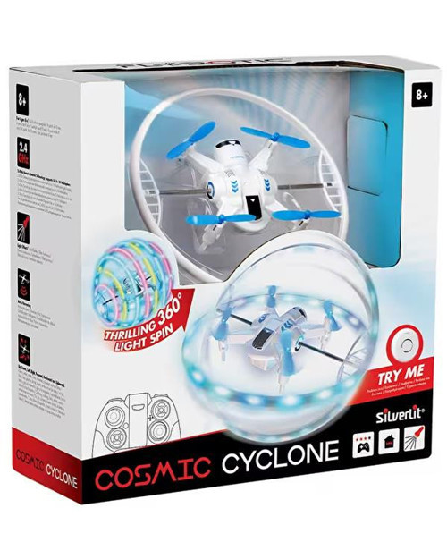 Flybotic Cosmic Cyclone Dönen LED Halkalı Şarjlı Uzaktan Kumandalı Drone 84828