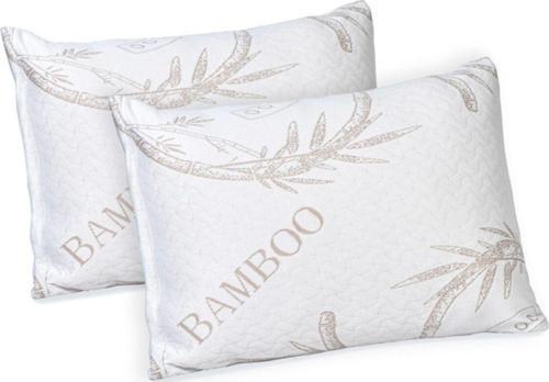 Bamboo Yastık 50X70 Visco Bamboo Yastık 2'li Paket Çift Kişilik Bamboo Yastık (2 Adet)