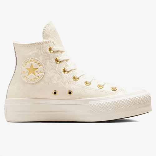 CHUCK TAYLOR ALL STAR LIFT PLATFORM GOLDEN HITS Bej Kadın Sneaker A12764C-286