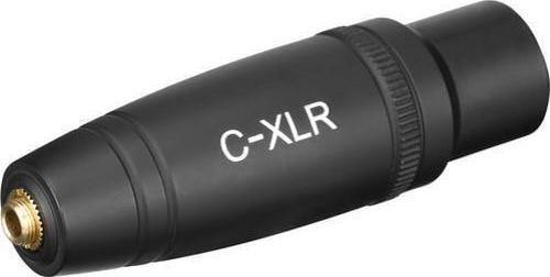 C-XLR+ 3,5 mm TRS Dişi - Phantom Güç Dönüştürücülü XLR Erkek Adaptör