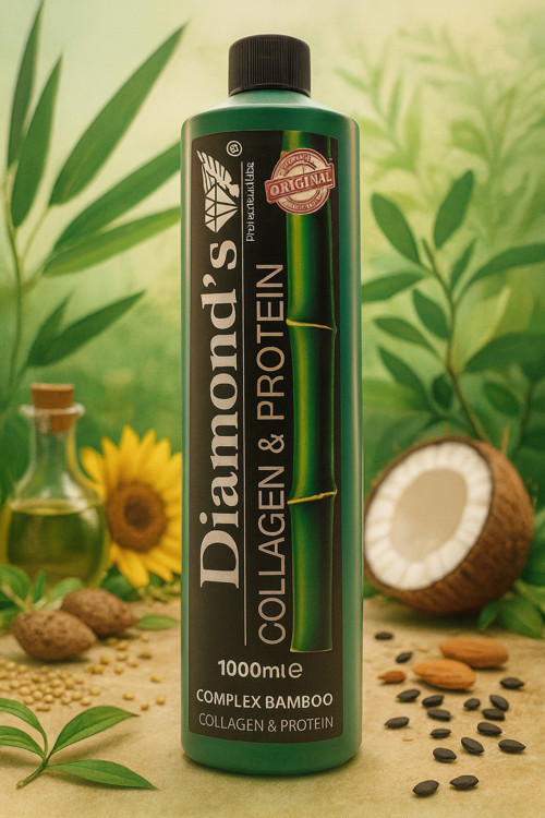 Diamond’s Collagen & Protein Saç Bakım Keratini – Bambuk Yağı Kompleksi – 1000 ml