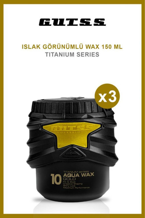 Şekillendirici Titanyum Aqua Wax NO:10 150ML X3