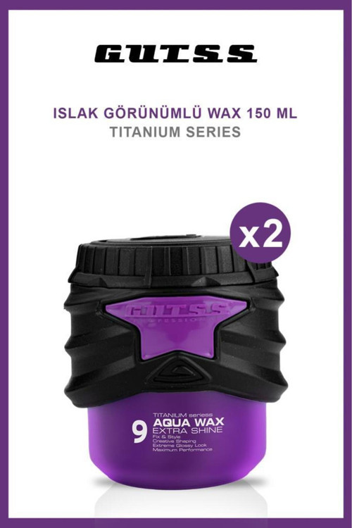 Şekillendirici Titanyum Aqua Wax NO:9 150ML X2