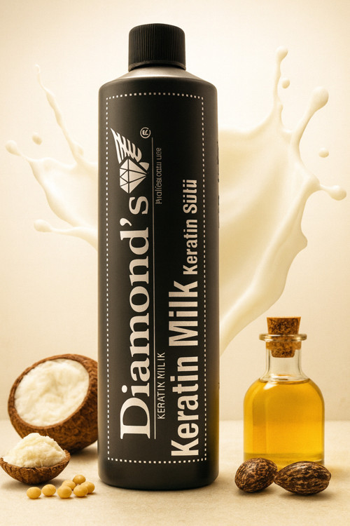 Diamond’s Keratin Milk – Keratin Sütü 1000 ml | Saç Onarım ve Besleyici Bakım