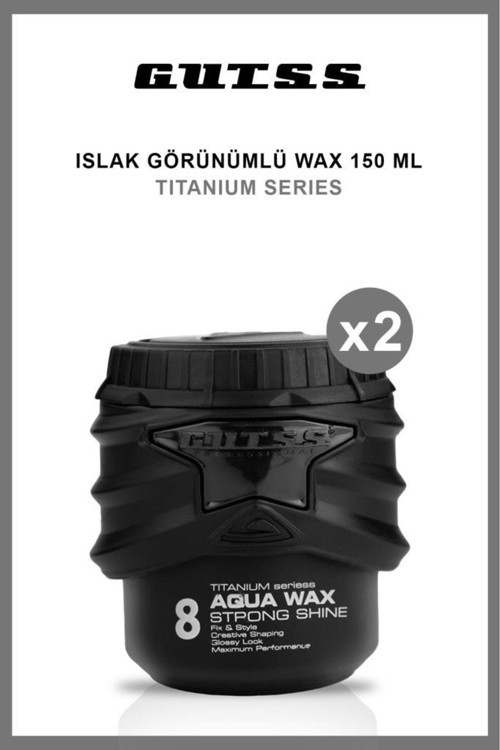 Şekillendirici Titanyum Aqua Wax NO:8 150ML X2