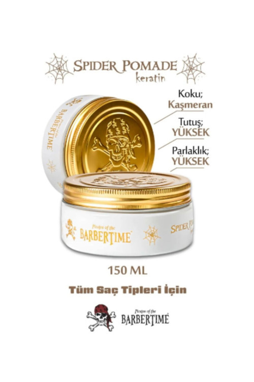 SAÇ ŞEKİLLENDİRİCİ WAX SPIDER POMADE KERATIN 150 ML