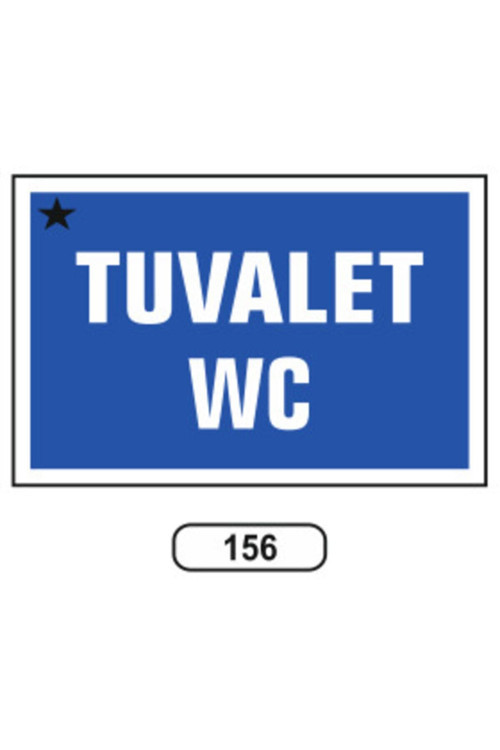 Tuvalet Wc Uyarı İkaz Levhası Uv Baskı Kolay Montaj İş Yeri Apartman Uyumlu İkaz Tabelası