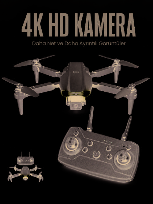 popüler E99 Pro 4K HD Kameralı Katlanabilir Drone APP Kontrollü Uzaktan Kumandalı Mini Drone 202