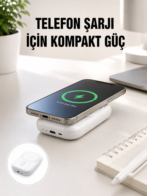 22.5W Süper Hızlı Şarjlı Çok Fonksiyonlu 10000 mAh Powerbank Yeni Nesil - NLCAEB6352-5116