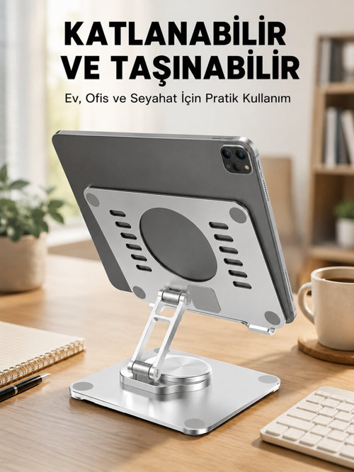 Taşınabilir Katlanır Tablet Braketi Masaüstü Stand Yeni Nesil - NLCAEB2874-6265