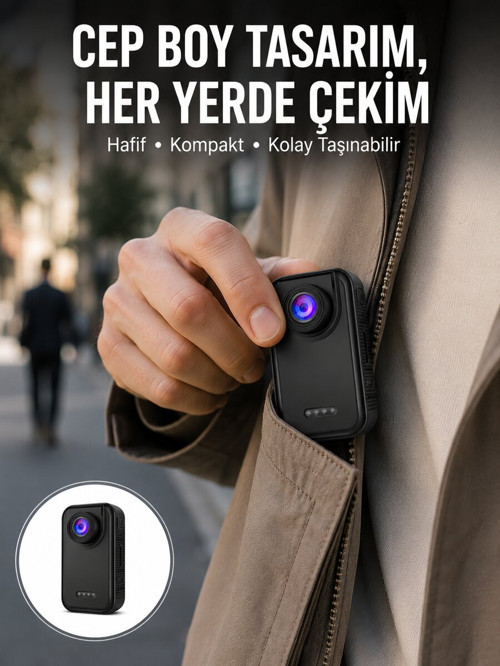 Vlog ve Sosyal Medya Çekimleri İçin Kompakt Taşınabilir Kamera Yeni Nesil - NLCAEB4024-7984