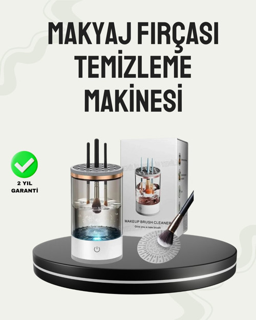 USB Şarjlı Kompakt Makyaj Fırçası Temizleme Makinesi - NLCAEB2813-8118