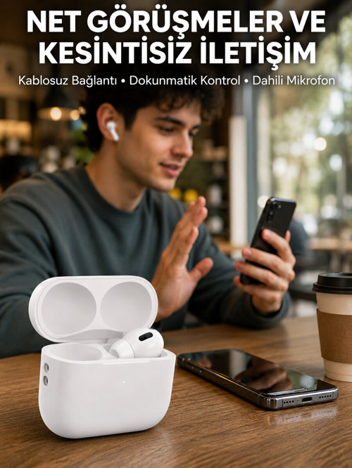 Gürültü Engelleme Teknolojili Bluetooth Kulaklık – Adaptif Ses ve Uzun Pil Sü - NLCAEB5394-9