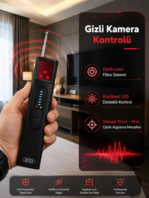 Gizli Kamera GPS ve RF Sinyal Tespit Cihazı - NLCAEB9473-6140