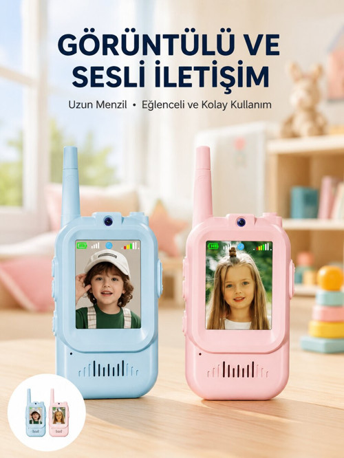Uzun Menzilli Video Walkie Talkie Eğitici ve Eğlenceli Oyuncak - NLCAEB4284-6638