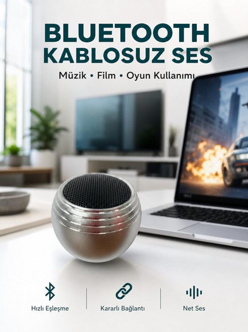Taşınabilir Bluetooth Hoparlör Yüksek Ses Kaliteli Mini Tasarım Yeni Nesil - NLCAEB8789-4623