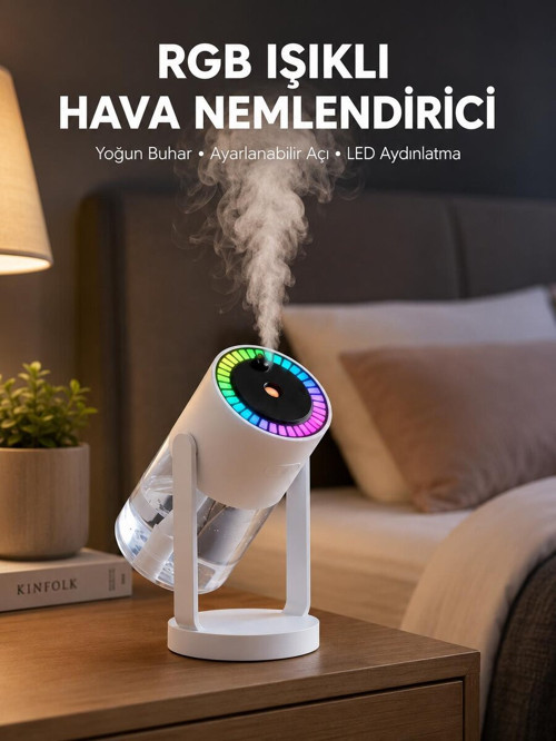 Gökyüzü Projektörlü Buhar Makinesi Ev Ofis ve Araç Uyumlu Yeni Nesil - NLCAEB4420-3993
