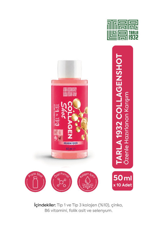 Collagen Shot Tip 1 & Tip 3 Kolajenli İçecek 50 ml x 10 Adet