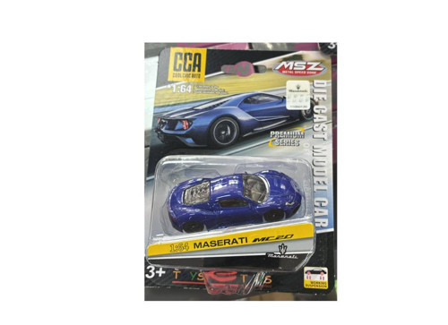 Premium Series Maserati MC20 Mavi 1/64 Model Araba