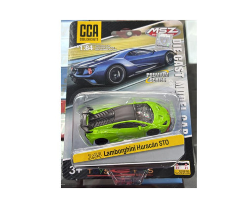 Premium Series Lamborghini Huracan STO Yeşil 1/64 Model Araba
