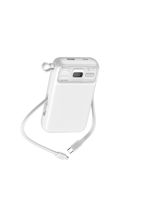 NT-PW34 20W + 15W PD 15W 10000 MAh Taşınabilir Powerbank (Beyaz)