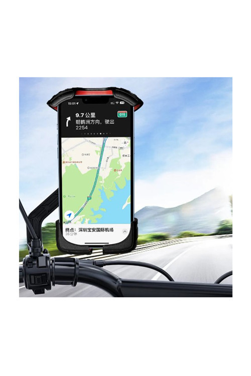 XY-087 Bisiklet-Motosiklet Yapışkan Etkili Telefon Tutucu (Kırmızı)