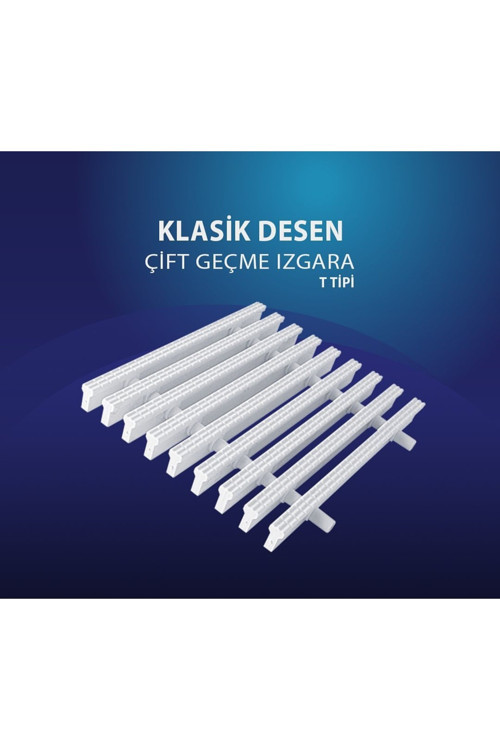 Havuz Izgarası Çift Geçmeli 25 Cm