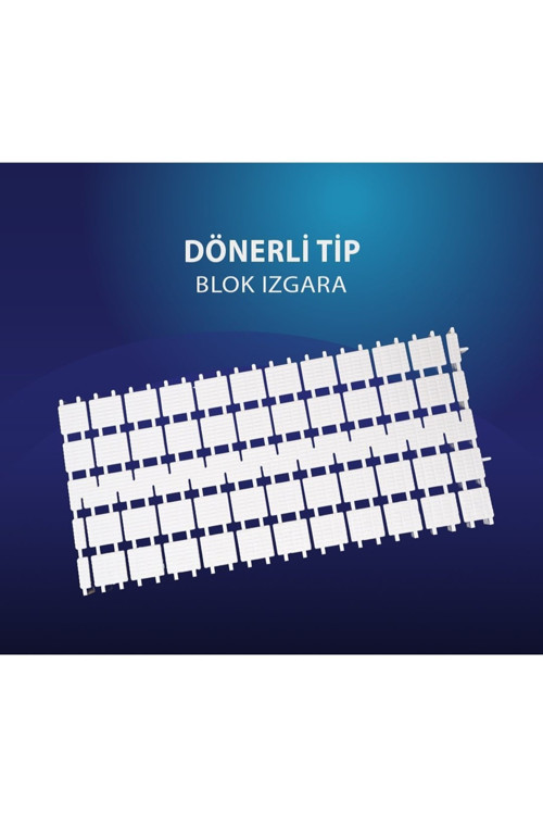 25 Cm Döner Tip Blok Serisi Havuz Kenar Izgarası 10 Mt