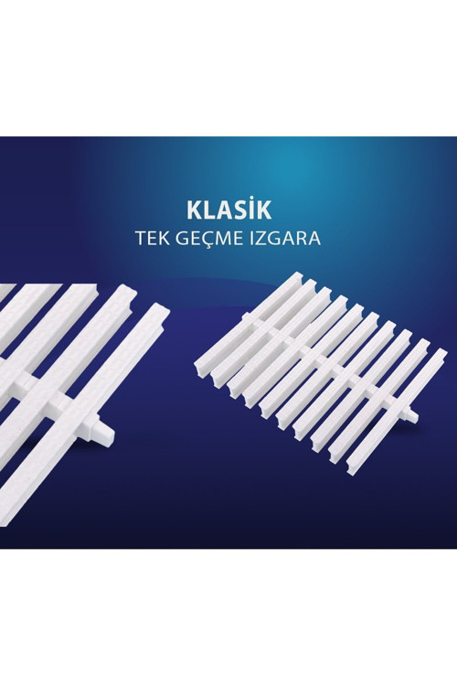 Havuz Izgarası Tek Geçmeli 20 Cm 10 Mt