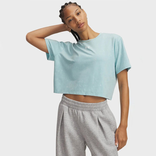 Seamless Cotton Hand Kadın Mavi Tişört
