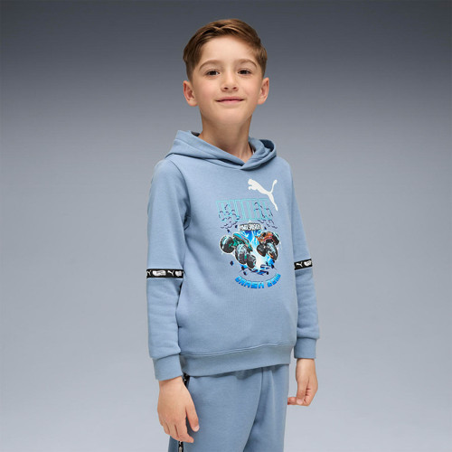 Hot Wheels Çocuk Mavi Kapüşonlu Sweatshirt