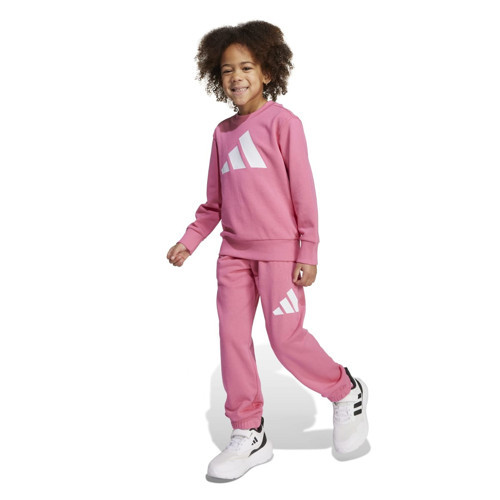 Jogger Set Bl Ft Çocuk Pembe Bisiklet Yaka Eşofman Takımı