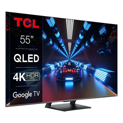 55C635 55" (139 Ekran) Dahili Uydu Alıcılı 4K Ultra HD Google Smart QLED TV