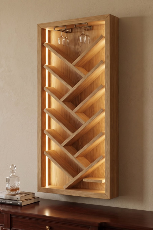 Tepee Şişelik ve Şaraplık Meşe 60 cm