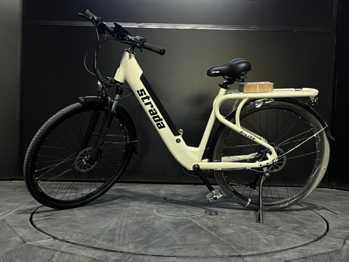 E-Lite 28 inç 13 Ah 250 W Gizli Batarya Hidrolik Fren City Elektrikli Bisiklet (KREM)