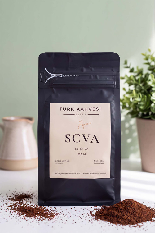 SCVA Taze Kavrulmuş Klasik Türk Kahvesi 250 gr