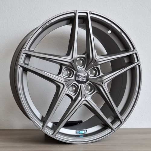 -R1 5X100 17X7.5 ET35 63.4 MATT SILVER TECH RECORD JANT DESIGNED BY O.Z. (4 ADET)