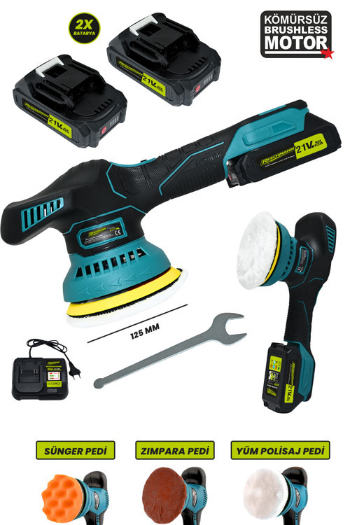 R-Bx3600 Şarjlı Polisaj Makinesi
