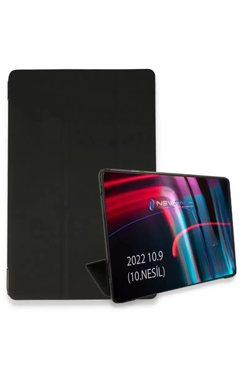 zentya4516 Mey İthalat® iPad 2022 10.9 (10.nesil) Kılıf Tablet Smart Kılıf - Siyah zd4526