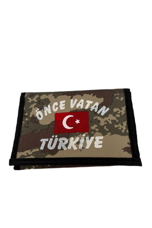 Fermuarlı Asker Cüzdanı
